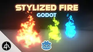 GODOT VFX - Stylized Fire Effect Tutorial
