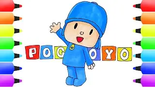 How to Draw POCOYO | Drawings for Kids and Coloring Pages
