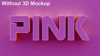 How to Make 3D Text in Photoshop CC 2020 | 3D Text Effects For Beginners Photoshop CC 2020