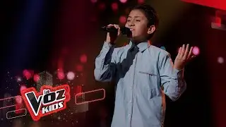 Isaac canta 'Vivir así es morir de amor' | La Voz Kids Colombia 2022