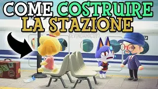 come costruire il TRENO e la STAZIONE in New Horizons | Animal Crossing Tutorial