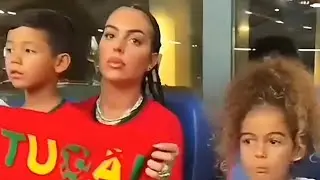 Ronaldo Family Spotted in Match Against Georgia