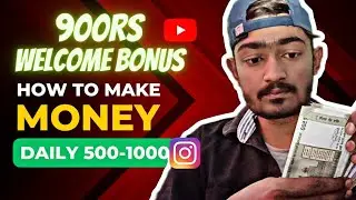EARN MONEY ONLINE DAILY  500-1000 RS💰/WELCOME BONUS 900RS WITH STAR PUNTER
