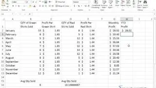 Lesson 19 - Calculating Year to date Profit