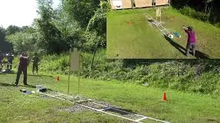 MGM Attack Target- this target runs 7 yrds while you try to engage! #america #gunculture #dronepilot