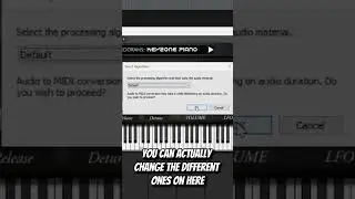 How to convert audio to MIDI in Cakewalk