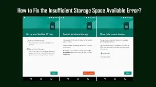 Fix Insufficient Storage Available Error on Android