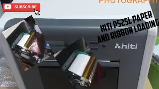Hiti p525L  digital mini lab printer paper and ribbon  loading...call for details 01746734424.