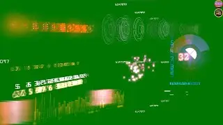 CyberPunk HUD Green Screen+Overlays | 