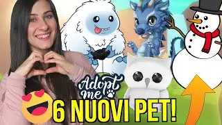 Reagiamo ai NUOVI 6 PET di NATALE YETI, SNOWMAN ⛄️ e… Roblox ADOPT ME ITA By FrancyDreams