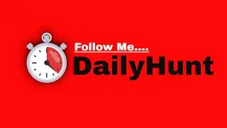 Follow Me on : DailyHunt News App #howtodo #excel #vba