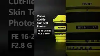 Sony FE 16-25mm F2.8 G Lens Vector Template 2024 by VecRas #vecras #sony #sonylens