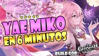 YAE MIKO BUILD EN 6 MINUTOS! ⚡💜 - Guía Yae Miko - Genshin Impact