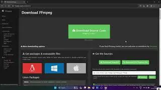 Install FFmpeg on Windows