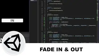 How to fade in and out using Coroutines | Best method | Unity tutorial 2024