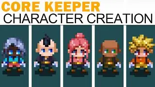 Core Keeper Character Creation (Full Customization, All Options, Backgrounds, World, More!)