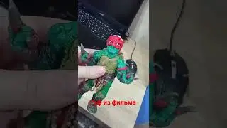 Рафаэль из черепашки ниндзя из пластилина