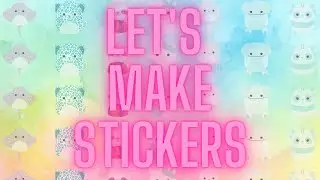 Let's Make Stickers with Inkscape and Cricut, Squishmallow