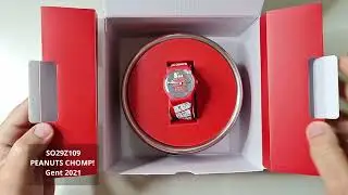 Swatch PEANUTS CHOMP! 2021 - Gent - SPECIAL EDITION - SO29Z109 - Christmas - 1/7