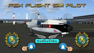 Landing the Airspeed Ambassador MKII at Exeter Airport in FSX