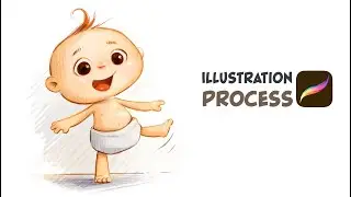 Drawing Process in Procreate :)