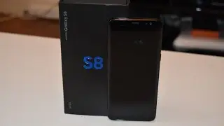 Samsung Galaxy S8 Unboxing - O2 Network UK - Midnight Black