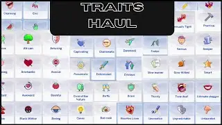 [120+] CUSTOM TRAITS HAUL | CC FOLDER || SIMS 4