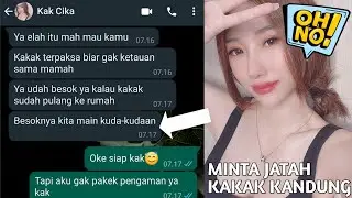 MINTA JATAH KE KAKAK KANDUNG DI RANJANG PART 3 || CHAT STORY