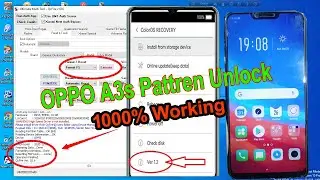 OPPO A3s (CPH1853) Pattren Unlock UMT | Oppo a3s Frp bypass | Google account Remove UMT 2024