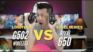 BEST WIRELESS GAMING MOUSE COMPARED // Logitech G502 VS Steelseries Rival 650