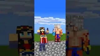 HELP Herobrine MLG Water Bucket Clutch vs Nasty Noob vs Wonder vs Goku #shorts