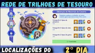 REDE DE TRILHOES DE TESOURO 2°DIA - TODAS AS LOCALIZAÇÕES DO NOVO EVENTO - GENSHIN IMPACT 4 6