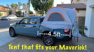 Truck Bed Tent That Fits The Ford Maverick! Xportion Truck Bed Tent.