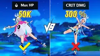 Crit vs HP | Best C0 Mualani Build? - Genshin Impact