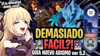¡GUIA DEL NUEVO ABISMO 5.2! Gameplay FULL F2P 4★ + Consejos, Trucos & Rotaciones | Genshin Impact