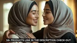 Lesbian Hijab Girls Sharing Beautiful Kissing Moments