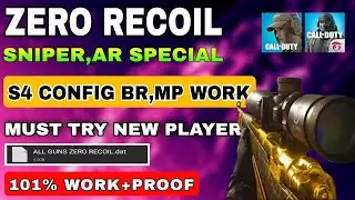 How Do you Get *ZERO RECOIL* in Call Of Duty Mobile Season 4 | New Codm Config 2023