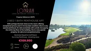 Hacienda Riquelme Golf Resort Penthouse - HR275 - SOLD