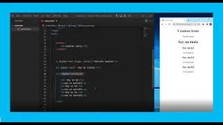 como CENTRAR un TEXTO en HTML visual studio code 🚀