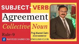 Subject-Verb Agreement (Part-9) Collective Noun, Lecture 1.18.9 in Urdu/Hindi