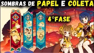 SOMBRAS DE PAPEL E COLETA - SALGADO E DEFUMADO (4°FASE) - NOVO EVENTO - GENSHIN IMPACT 4.4