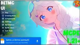 BetMc Ui For Mcpe 1.21+ || [Anime Girl Ui]