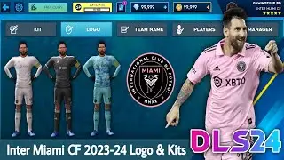 Inter Miami CF 2023-24 Logo & Kits - DLS 24