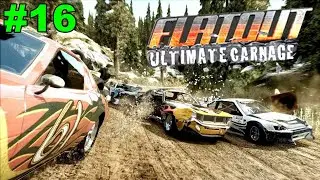 🔴FlatOut: Ultimate Carnage. Прохождение на автомобиле "Switchblade". Кубки с 5 по 8. #16