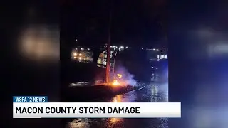 Storm damage reported across central, south Alabama