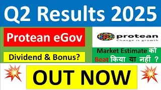 PROTEAN Q2 results 2025 | PROTEAN EGOV results today | PROTEAN EGOV TECHNOLOGIES Share News today