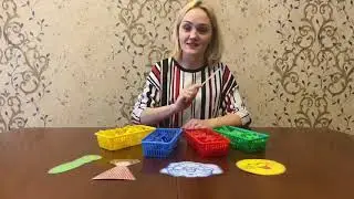 Ирина Тараканова, воспитатель Школы № 1195. Игра с разноцветными прищепками