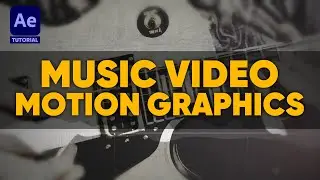 Create MUSIC VIDEO Motion Graphics in After Effects LIKE A PRO!