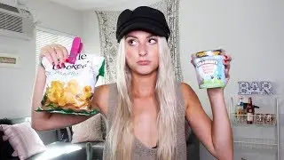 in college & eating my feelings ~grocery haul~