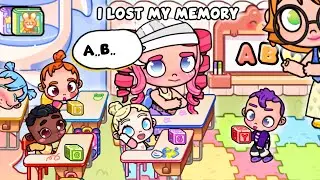 I Lost My Memory And Now I’m Studying In Preschool 🤕| Sad Story | Avatar World Story / Toca Boca